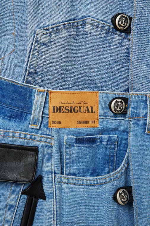 mikki hiiri -kuvake denim liivi - musta Desigual naiset F4V04976 vaatetus
