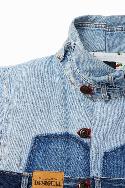 mikki hiiri -kuvake denim liivi - punainen Desigual naiset F4V04977 vaatetus