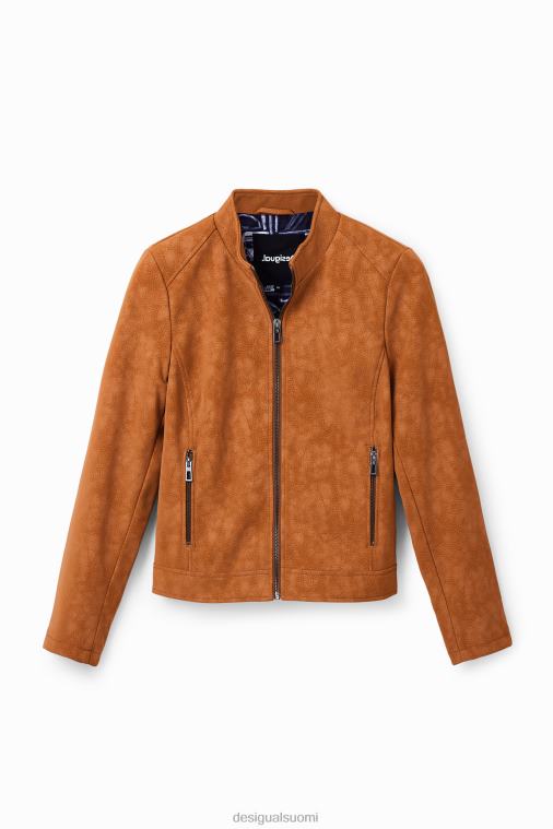 mokkanahkainen biker-takki Desigual naiset F4V04529 vaatetus