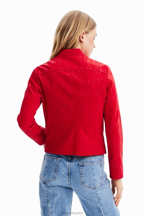 mokkanahkainen biker-takki Desigual naiset F4V04602 vaatetus