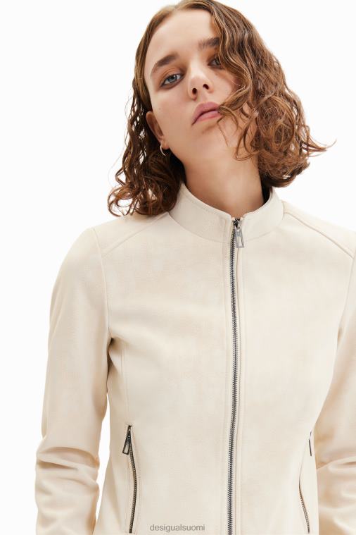 mokkanahkainen biker-takki Desigual naiset F4V04793 vaatetus