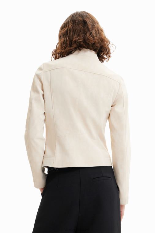 mokkanahkainen biker-takki Desigual naiset F4V04793 vaatetus