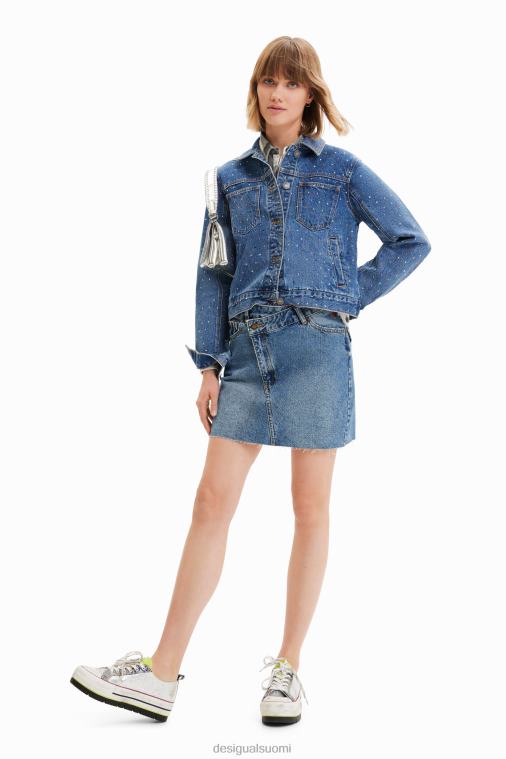 nastoitettu farkkutakki Desigual naiset F4V04339 vaatetus