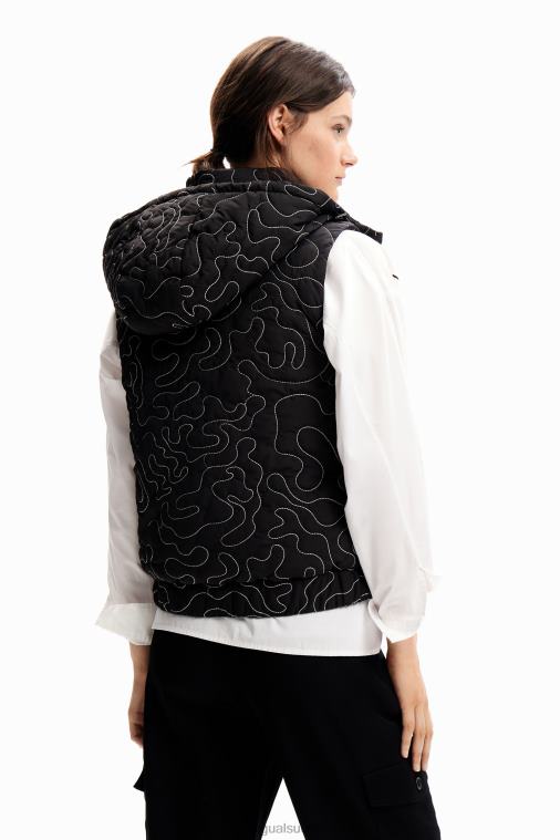 pehmustettu ruudullinen ompeluneule Desigual naiset F4V04233 vaatetus