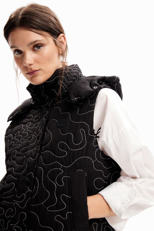 pehmustettu ruudullinen ompeluneule Desigual naiset F4V04233 vaatetus