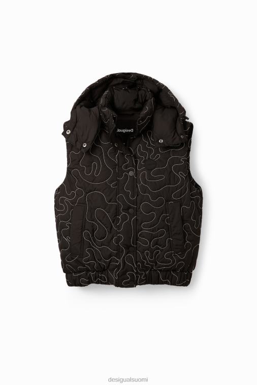 pehmustettu ruudullinen ompeluneule Desigual naiset F4V04233 vaatetus