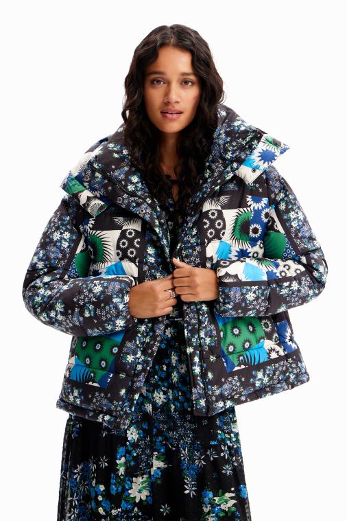 pehmustettu tilkkutakki Desigual naiset F4V04149 vaatetus