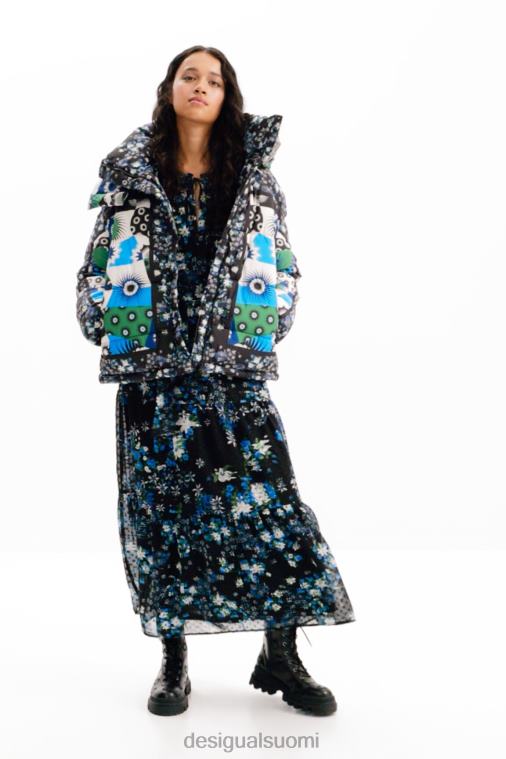 pehmustettu tilkkutakki Desigual naiset F4V04149 vaatetus