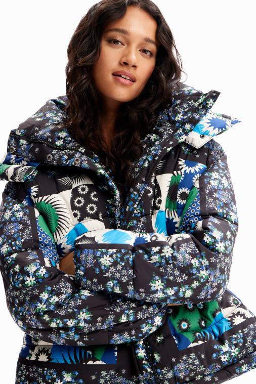 pehmustettu tilkkutakki Desigual naiset F4V04149 vaatetus