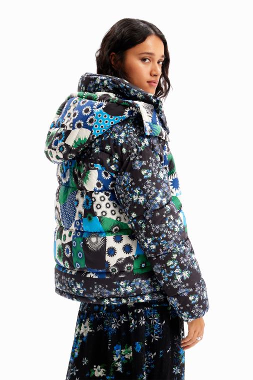 pehmustettu tilkkutakki Desigual naiset F4V04149 vaatetus