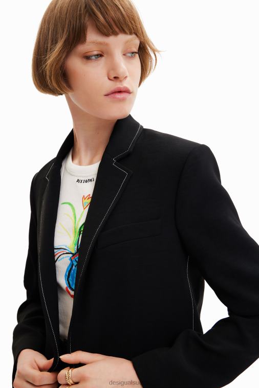 pitkä bleiseri ompeleilla Desigual naiset F4V04913 vaatetus