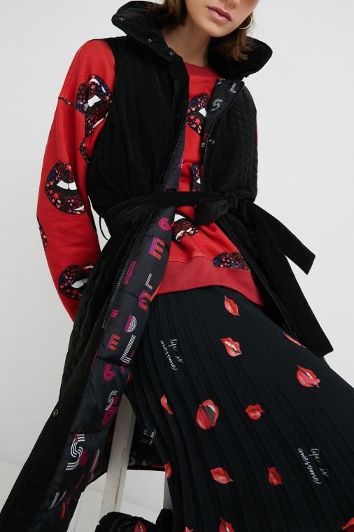 pitkä tikattu neule Desigual naiset F4V041066 vaatetus