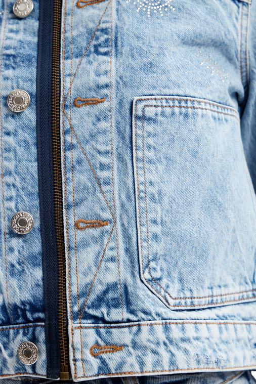 silmät denim kuorma-auton takki Desigual naiset F4V04427 vaatetus