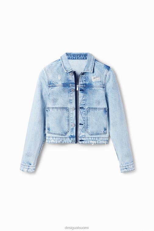 silmät denim kuorma-auton takki Desigual naiset F4V04427 vaatetus