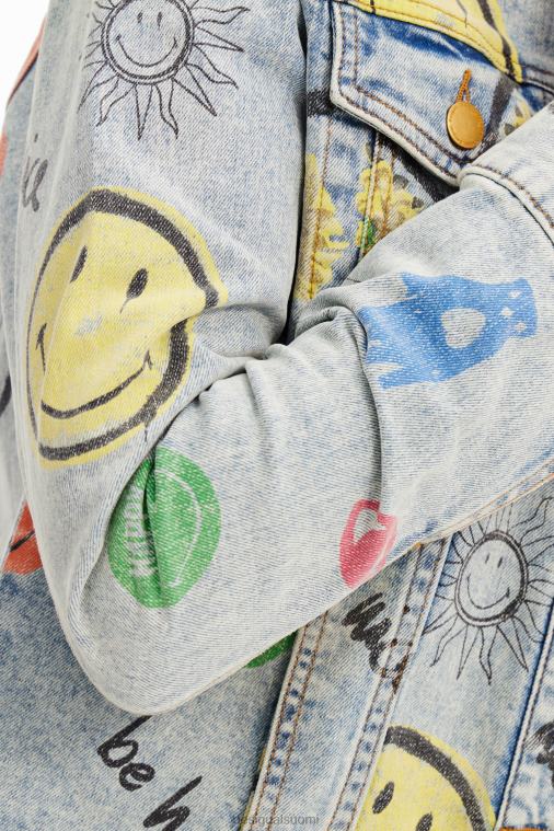 smiley oversize -farkkutakki Desigual naiset F4V04927 vaatetus