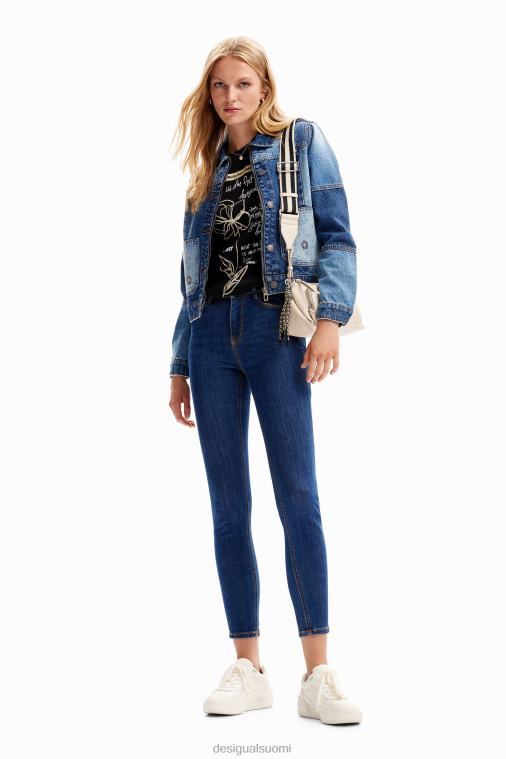 tilkkumainen farkkutakki Desigual naiset F4V04240 vaatetus