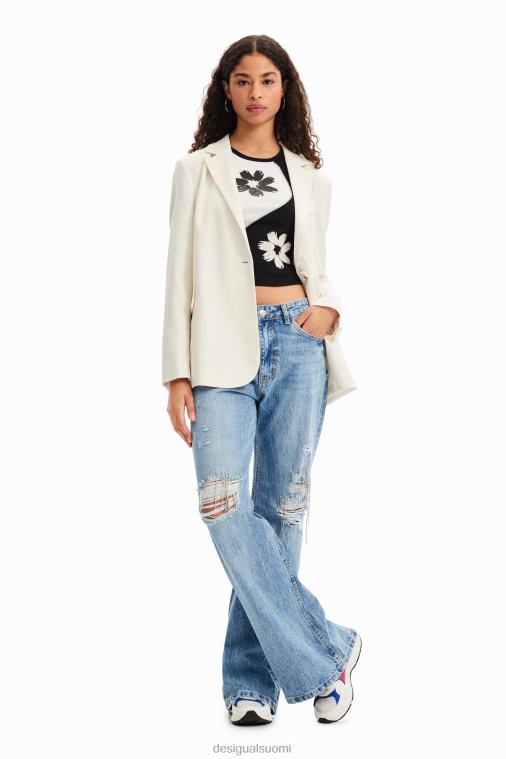 yksinkertainen kuvioitu bleiseri Desigual naiset F4V04923 vaatetus