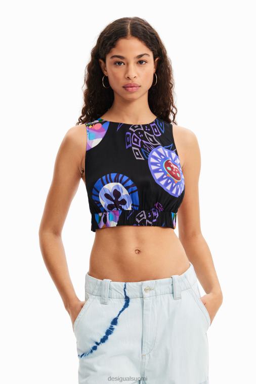 m. christian lacroix lyhyt toppi olkaimet Desigual naiset F4V04737 vaatetus