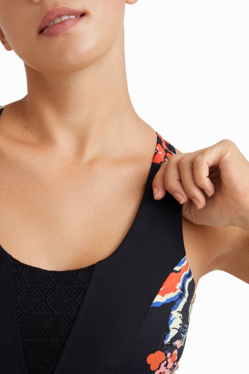 ohut top kukkahihna Desigual naiset F4V04363 vaatetus