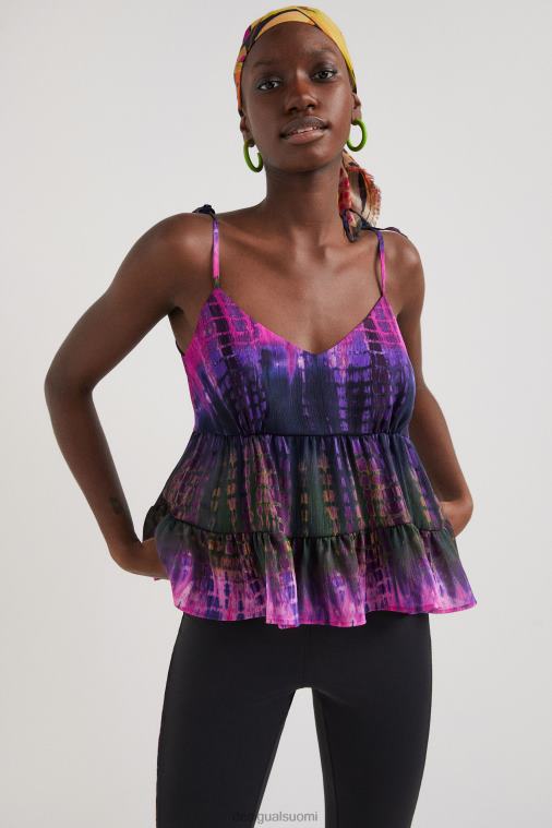 solmittava nauha toppi Desigual naiset F4V041116 vaatetus