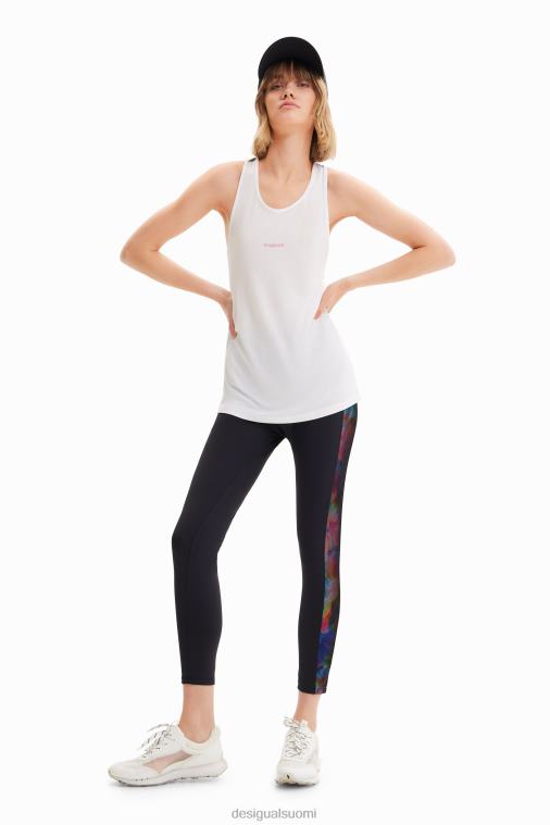 urheilullinen kukka liivi toppi Desigual naiset F4V04435 vaatetus