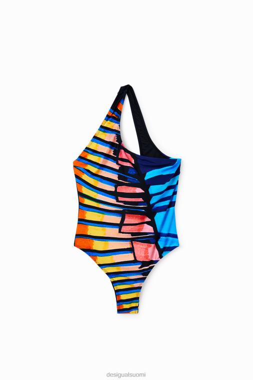 epäsymmetrinen nauhallinen uimapuku Desigual naiset F4V04838 vaatetus