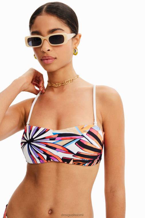 trooppinen bandeau-bikinipaita Desigual naiset F4V04492 vaatetus