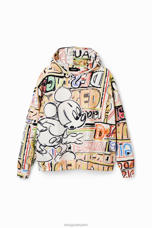 Disneyn mikki hiiri kuvitus collegepaita Desigual naiset F4V04920 vaatetus