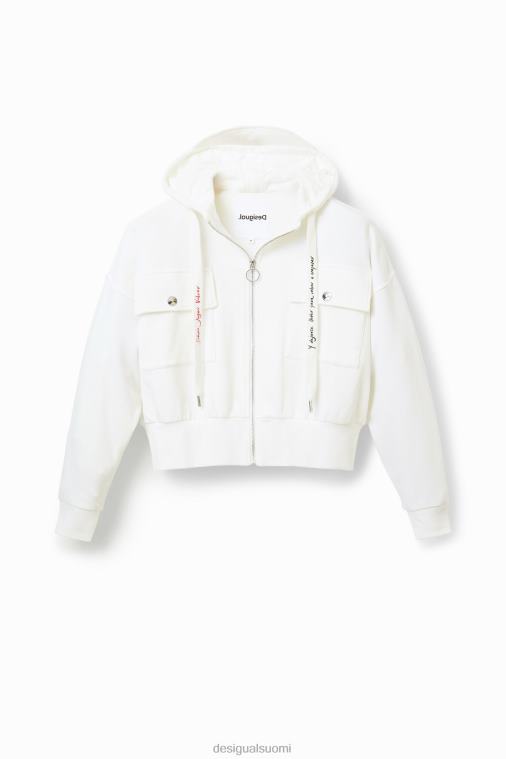 oversize-taskuinen collegepaita Desigual naiset F4V04337 vaatetus