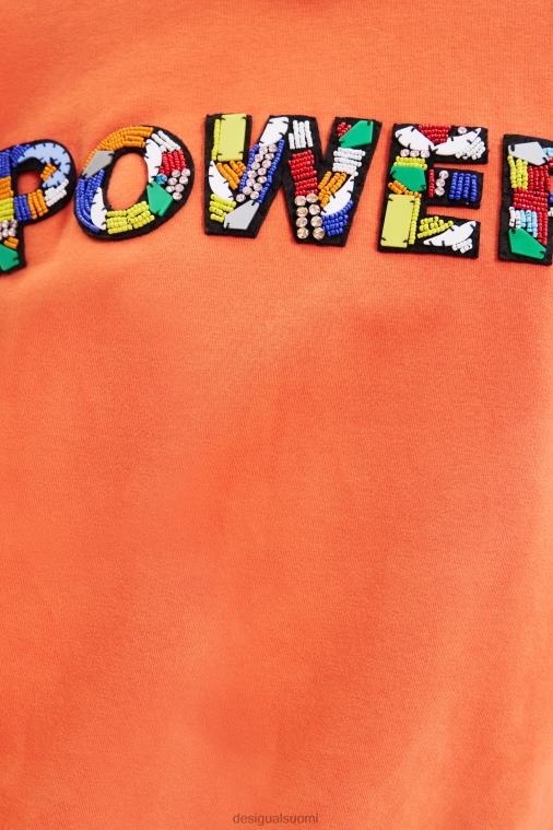 power patch collegepaita Desigual naiset F4V04422 vaatetus