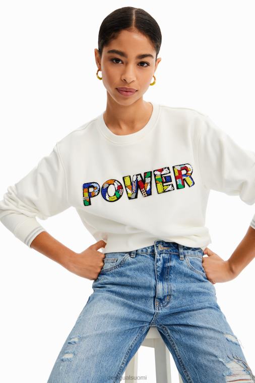 power patch collegepaita Desigual naiset F4V04795 vaatetus