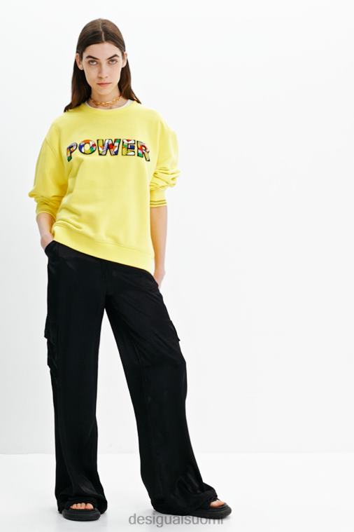 power patch collegepaita Desigual naiset F4V04919 vaatetus