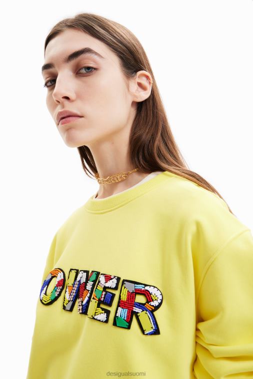 power patch collegepaita Desigual naiset F4V04919 vaatetus