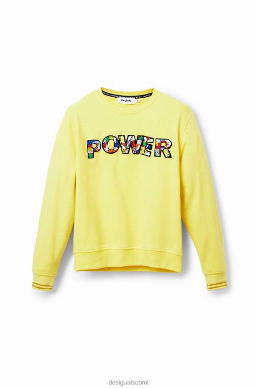 power patch collegepaita Desigual naiset F4V04919 vaatetus