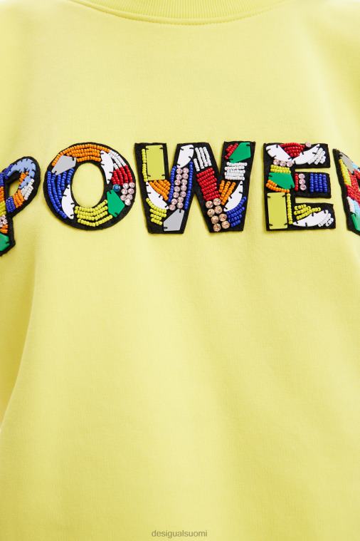 power patch collegepaita Desigual naiset F4V04919 vaatetus
