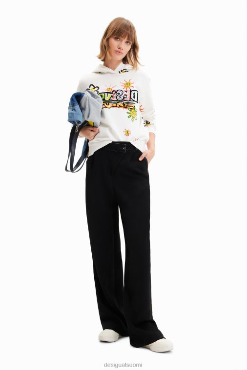 taiteellinen flocked collegepaita Desigual naiset F4V04974 vaatetus