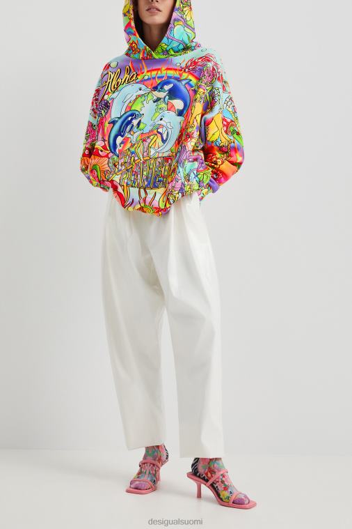 ylisuuri hupullinen paita Desigual naiset F4V041030 vaatetus