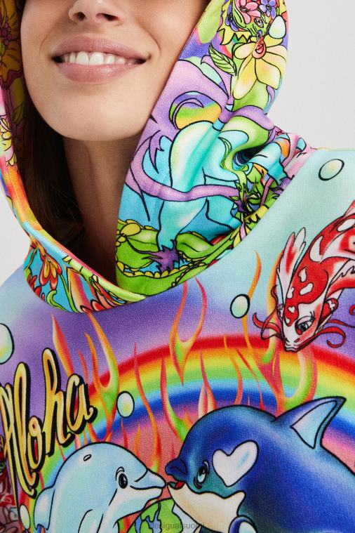 ylisuuri hupullinen paita Desigual naiset F4V041030 vaatetus