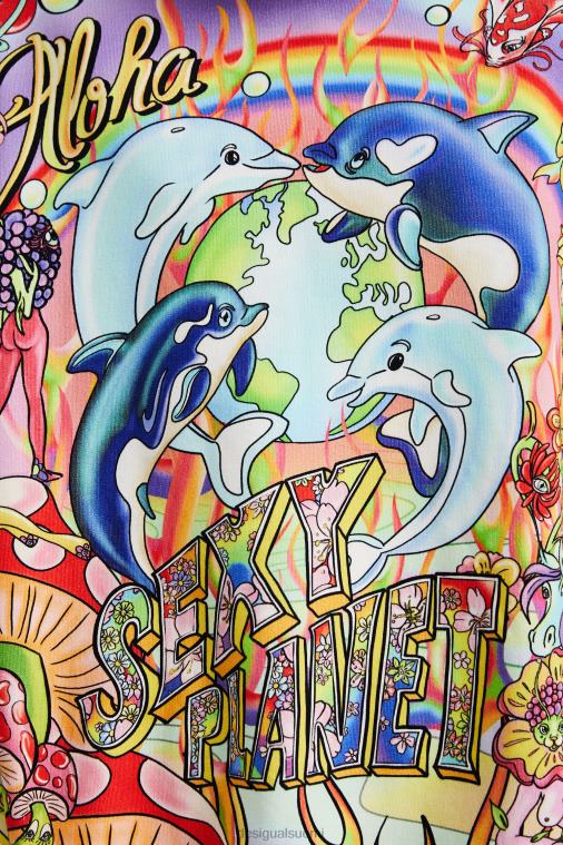 ylisuuri hupullinen paita Desigual naiset F4V041030 vaatetus