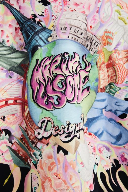 ylisuuri pehmopaita Desigual naiset F4V04461 vaatetus