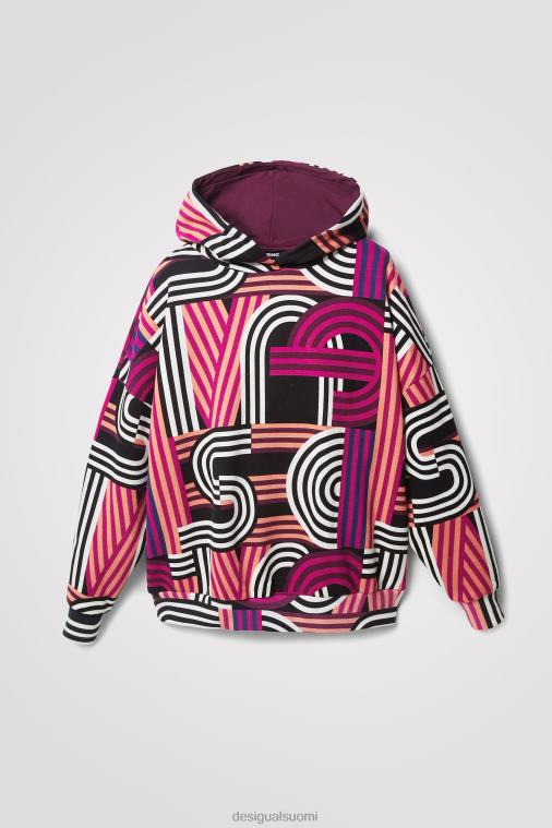 ylisuuri pitkä huppari Desigual naiset F4V041129 vaatetus