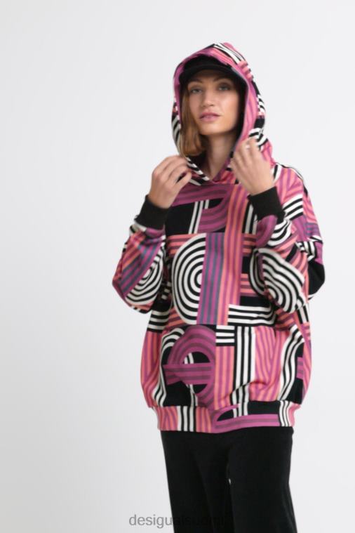 ylisuuri pitkä huppari Desigual naiset F4V041129 vaatetus