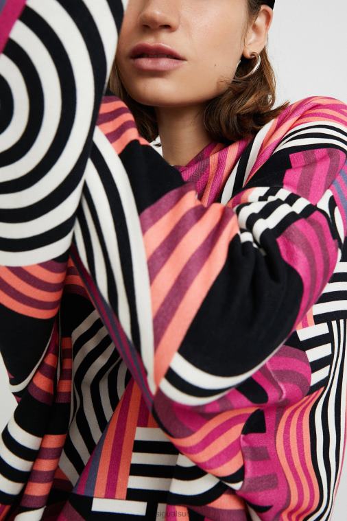 ylisuuri pitkä huppari Desigual naiset F4V041129 vaatetus