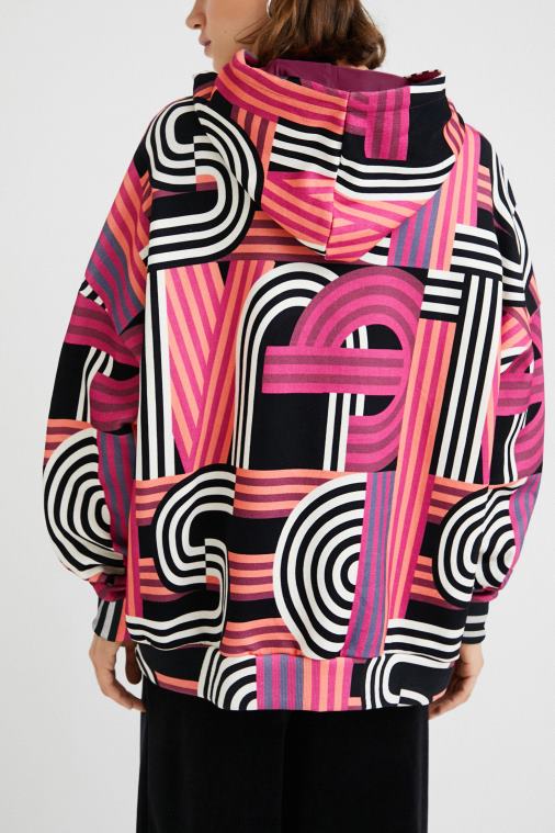 ylisuuri pitkä huppari Desigual naiset F4V041129 vaatetus