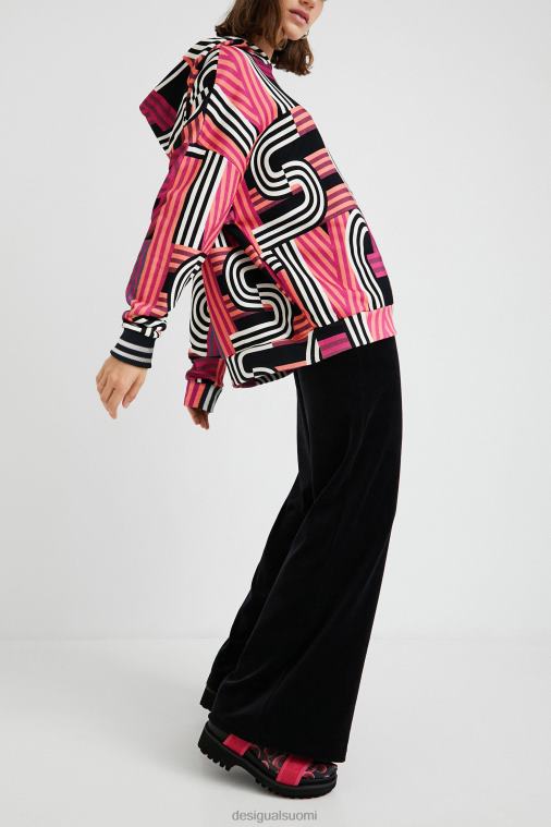 ylisuuri pitkä huppari Desigual naiset F4V041129 vaatetus