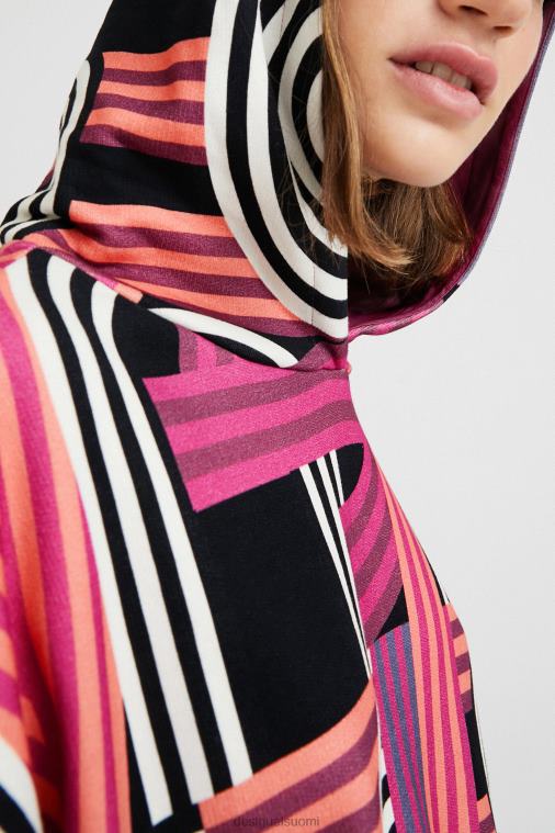 ylisuuri pitkä huppari Desigual naiset F4V041129 vaatetus